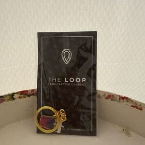 Gold and Multicolor The Loop Keychain